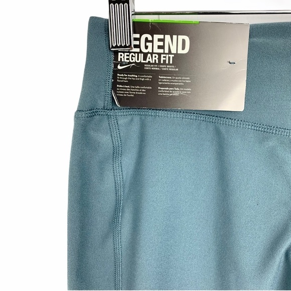 New! Nike Girls Capri Blue Pant - Picture 3 of 4